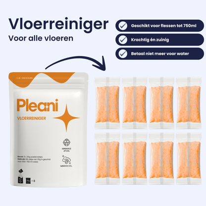Vloerreiniger Schoonmaakpoeder 8-pack