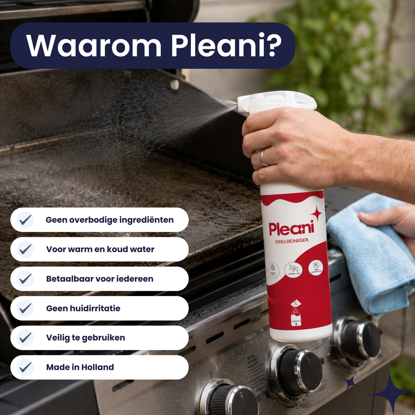 Grillreiniger Schoonmaakpoeder 4-pack