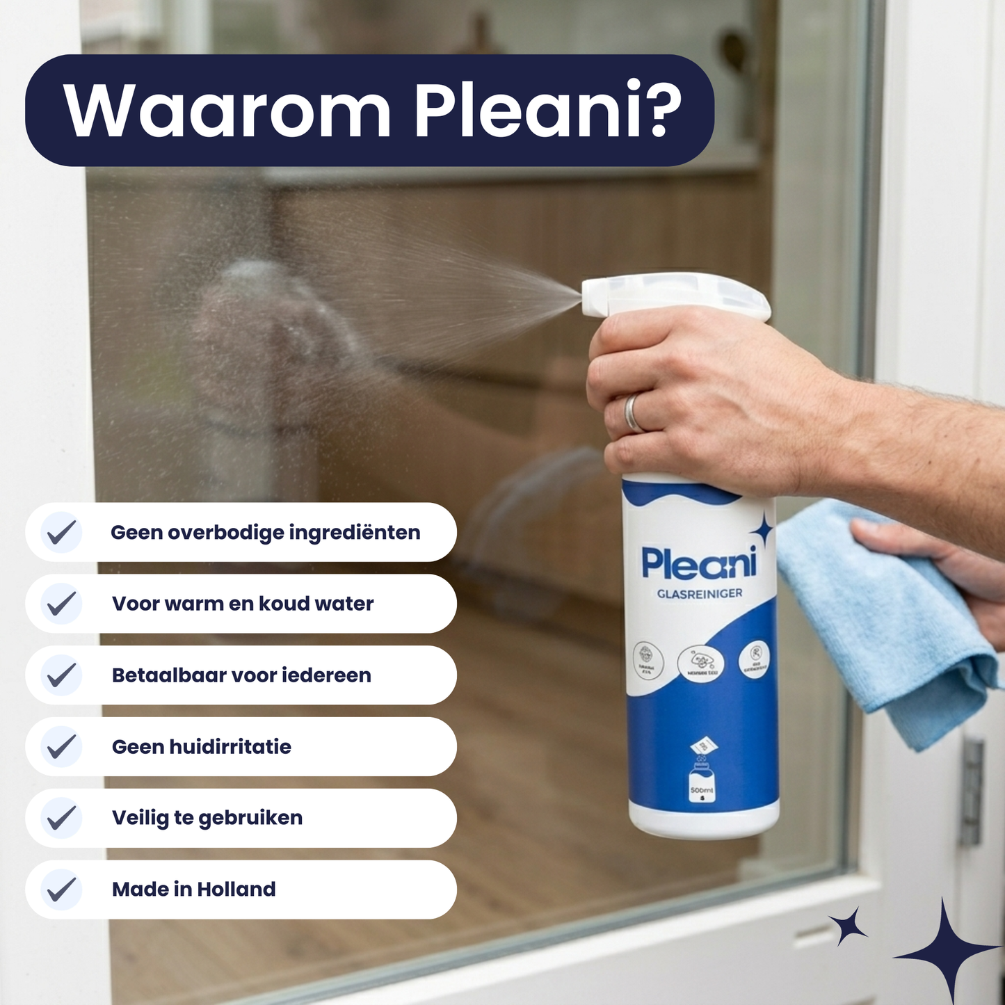 Glasreiniger Schoonmaakpoeder 8-pack
