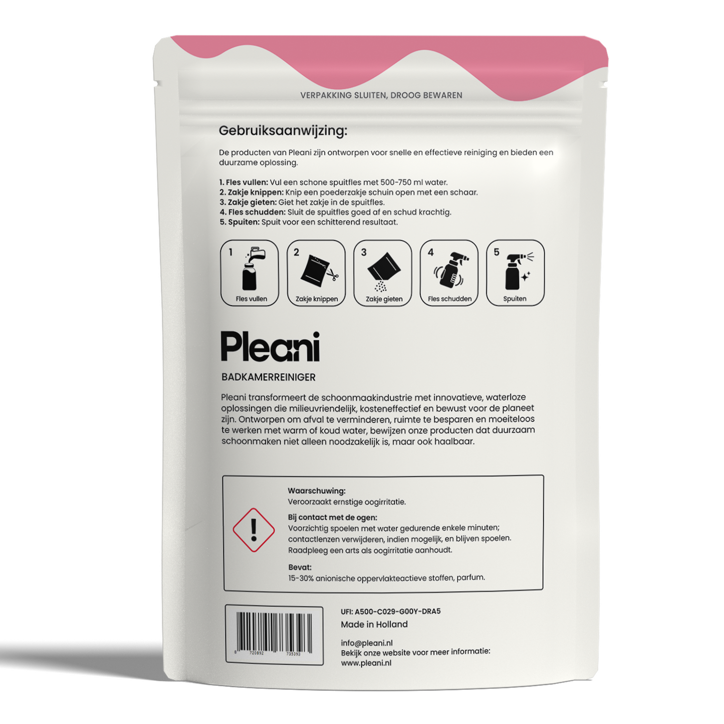 Badkamerreiniger Schoonmaakpoeder - Starterset