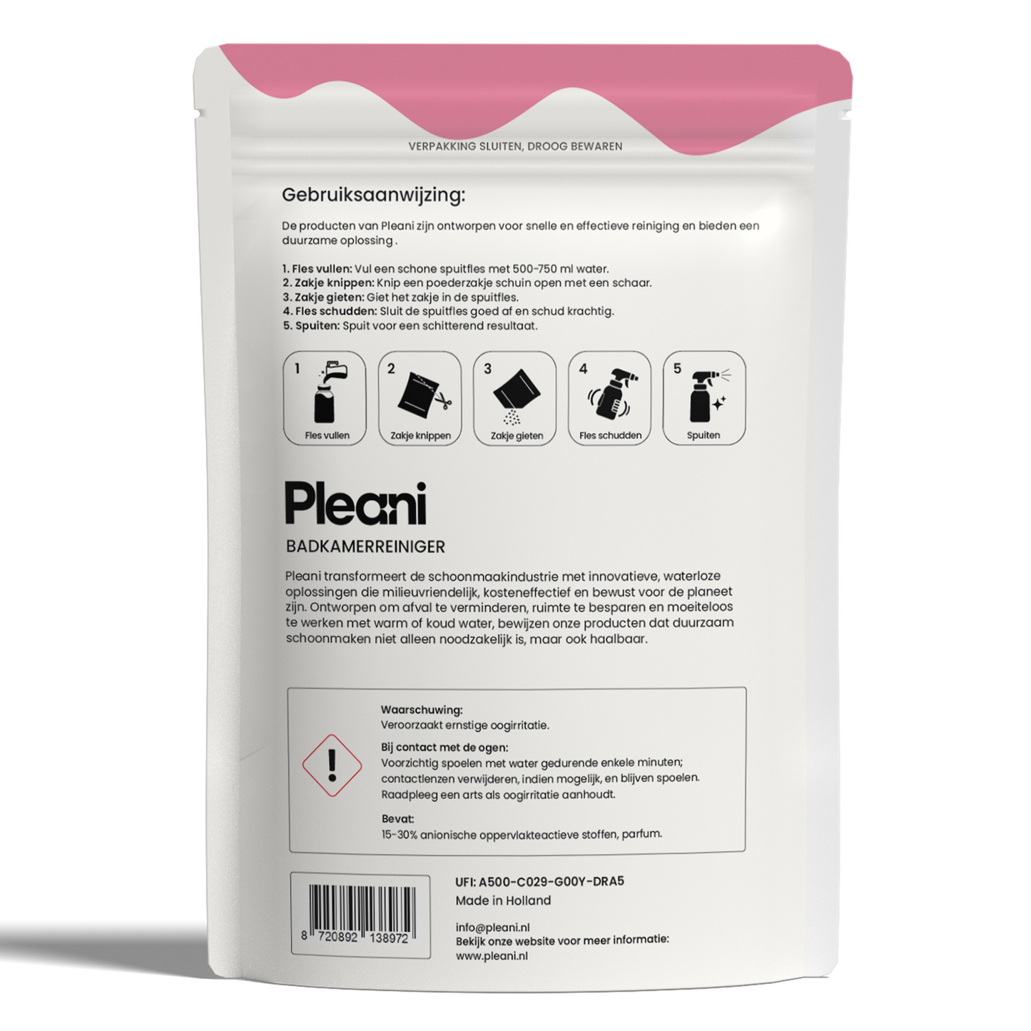 Badkamerreiniger Schoonmaakpoeder 8-pack