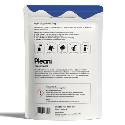 Glasreiniger Schoonmaakpoeder 8-pack