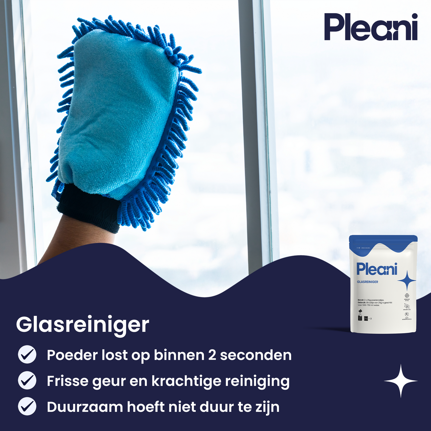 Glasreiniger Schoonmaakpoeder 2-pack