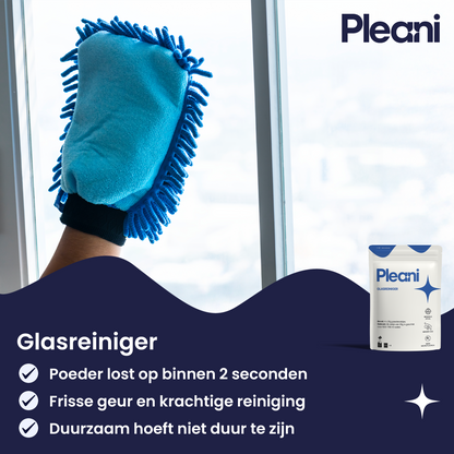 Glasreiniger Schoonmaakpoeder - Starterset