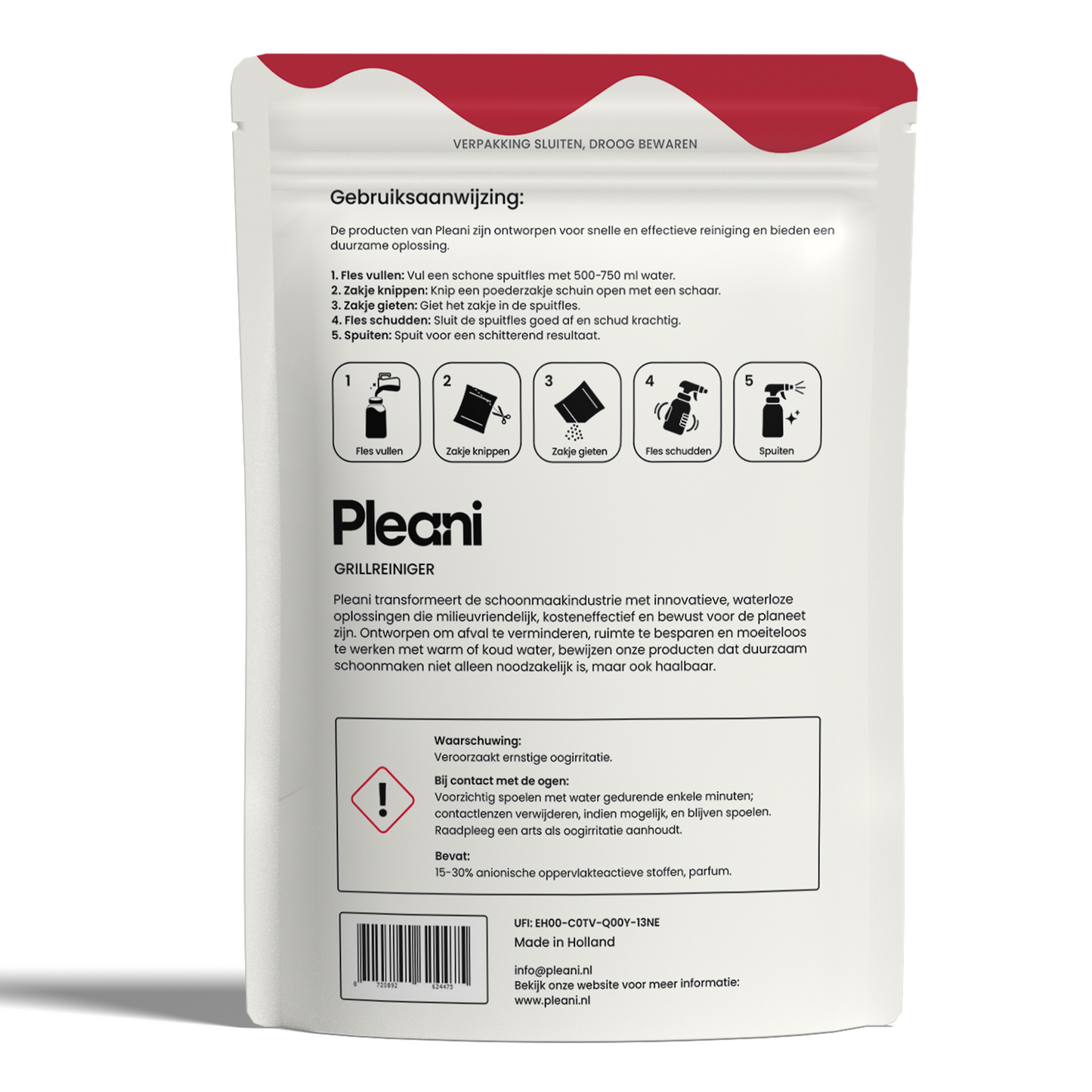 Grillreiniger Schoonmaakpoeder 4-pack