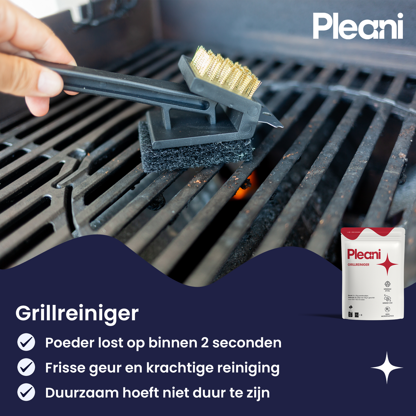 Grillreiniger Schoonmaakpoeder 8-pack