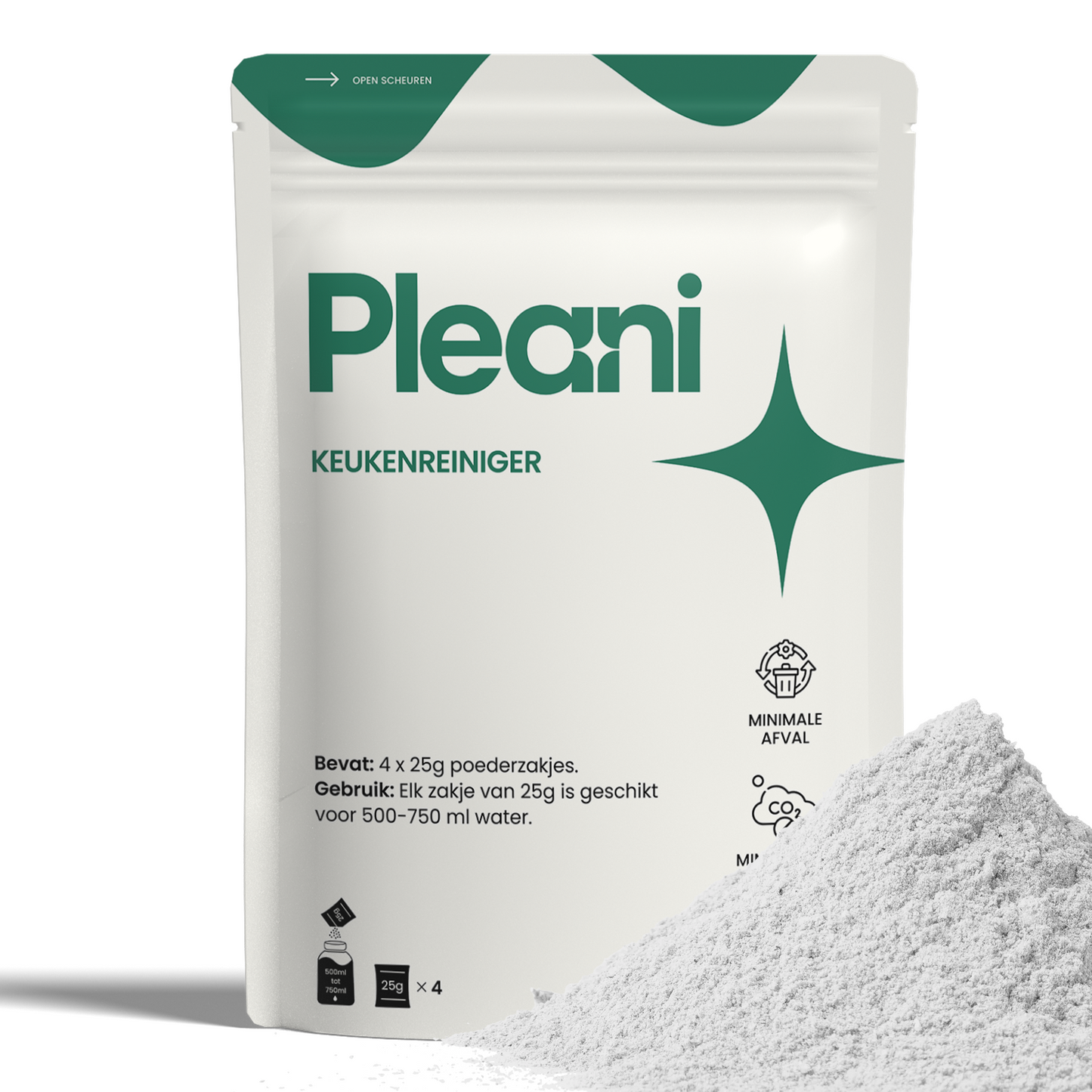 Keukenreiniger Schoonmaakpoeder 4-pack