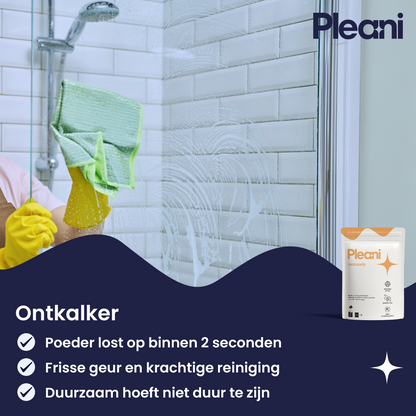 Ontkalker Schoonmaakpoeder 8-pack