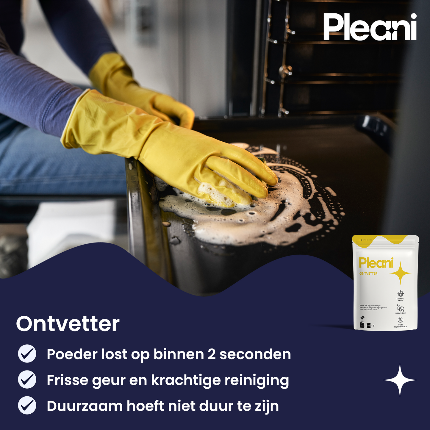 Ontvetter Schoonmaakpoeder 8-pack